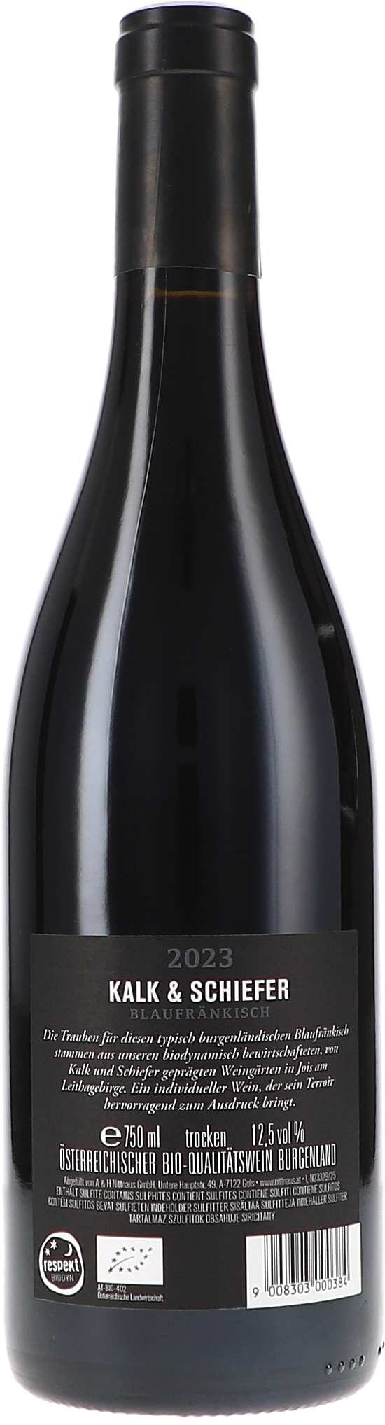 Blaufränkisch Kalk & Schiefer