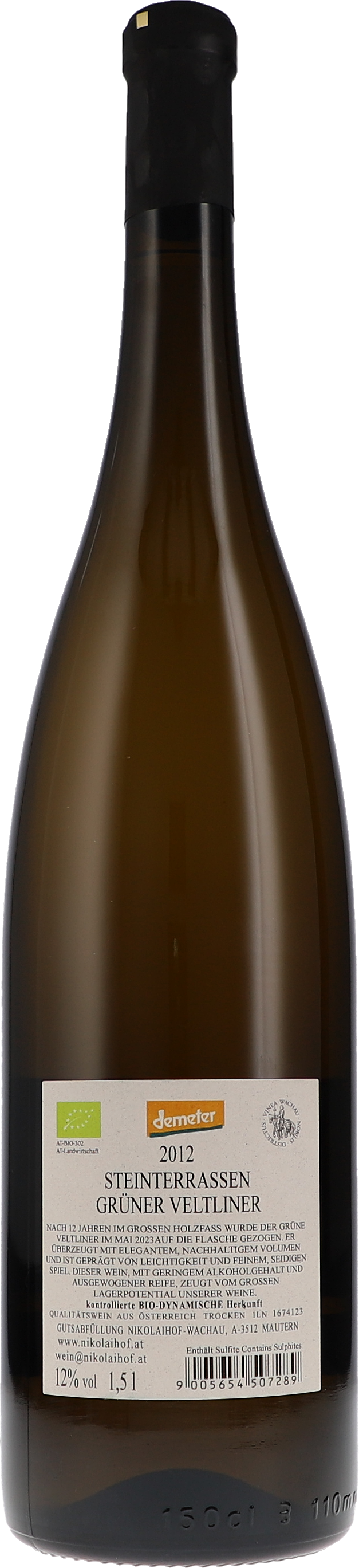 Grüner Veltliner Steinterrassen trocken (Gefüllt in 2023)