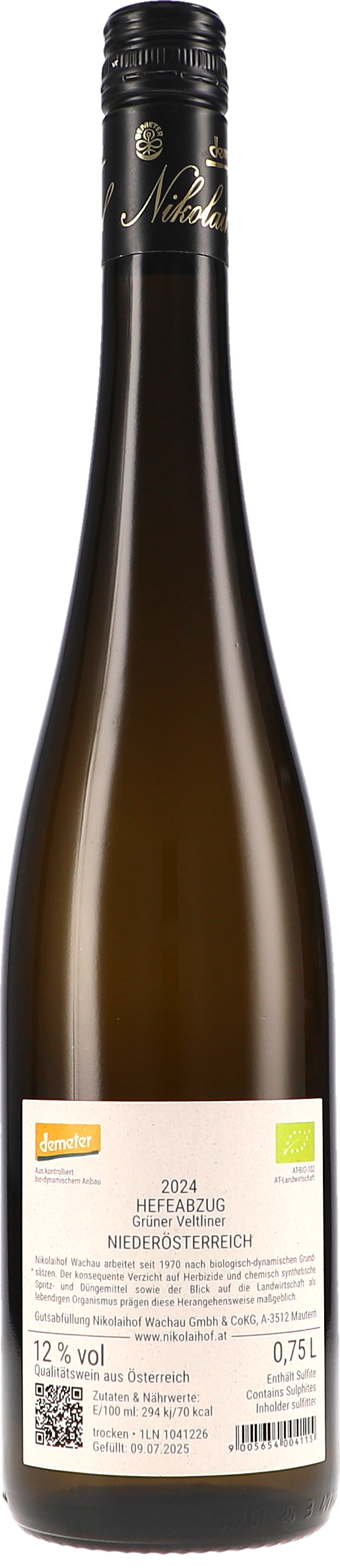 Hefeabzug, Grüner Veltliner trocken