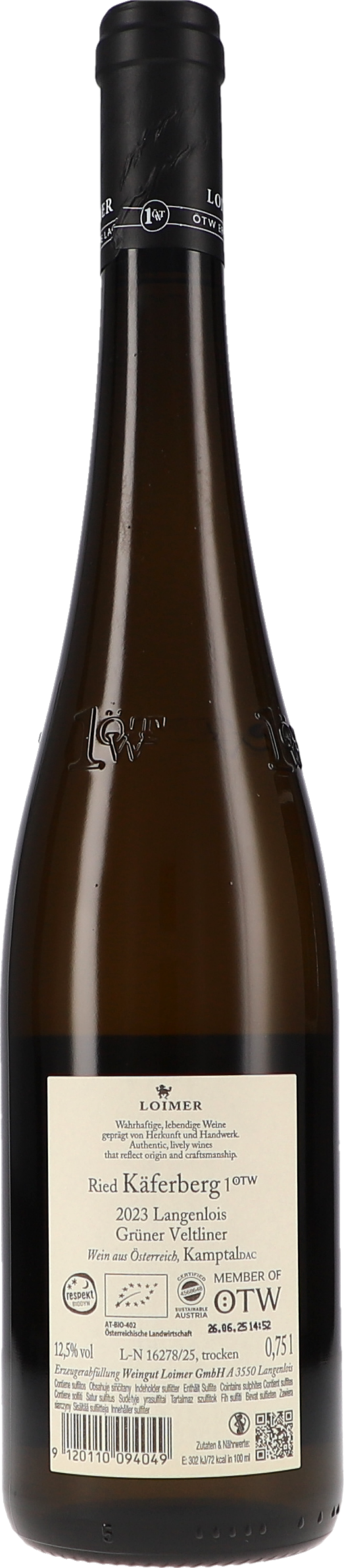 Ried Käferberg Grüner Veltliner 1.ÖTW DAC