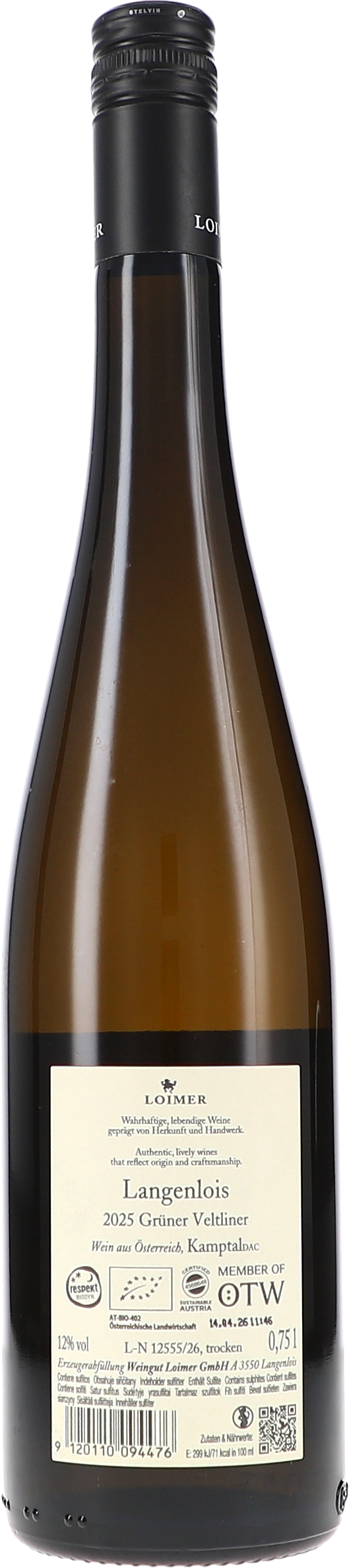 Langenloiser Grüner Veltliner Kamptal DAC