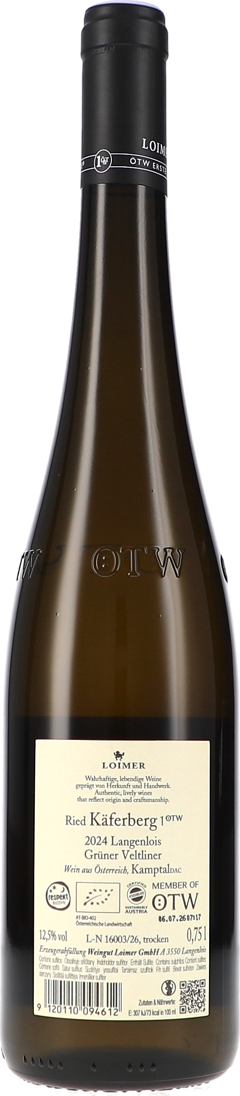 Ried Käferberg Grüner Veltliner 1.ÖTW DAC