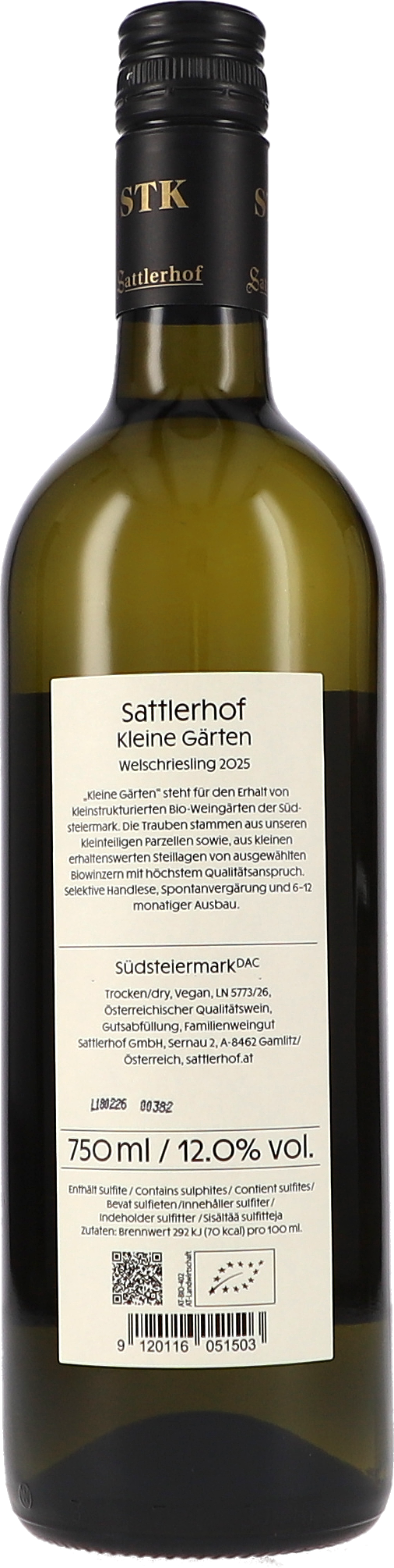 Kleine Gärten Welschriesling DAC