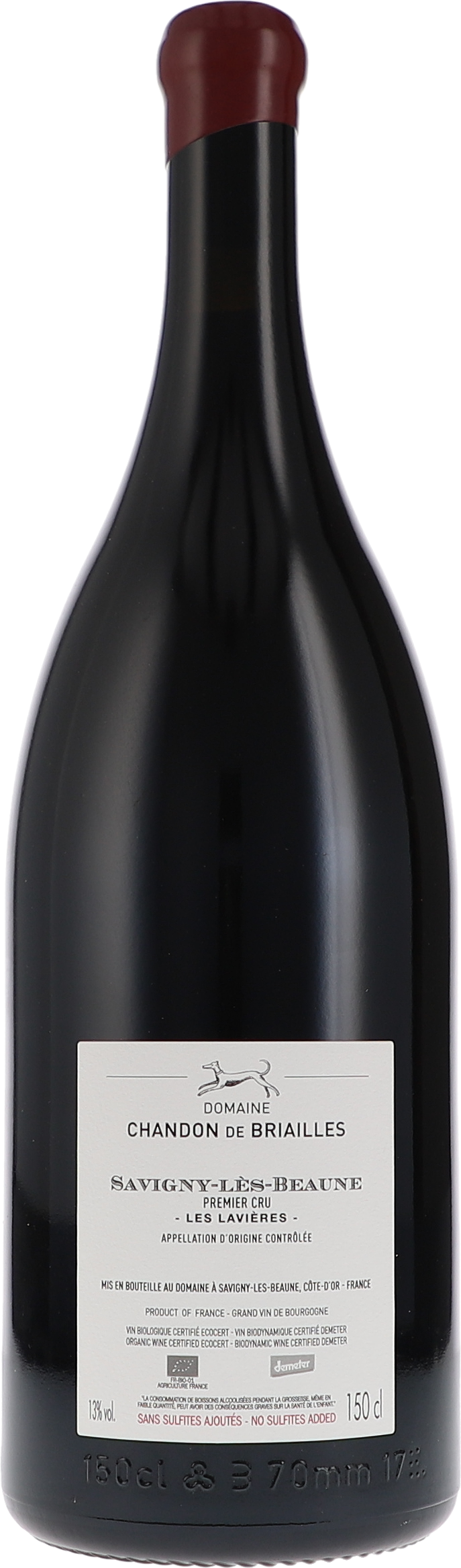 Savigny-Les-Beaune 1er Cru "Les Lavières" rouge, Sans Sulfites Ajouté AOC