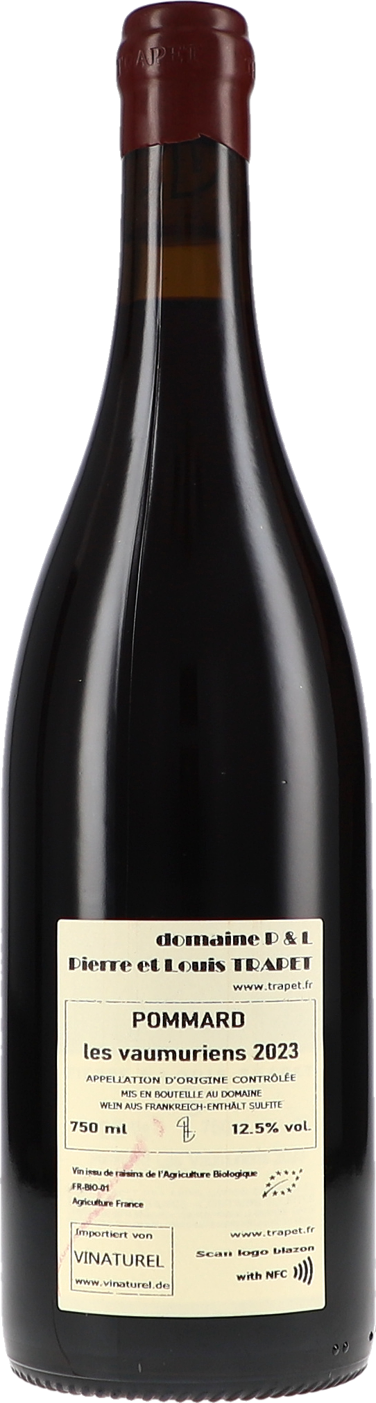 Pommard "Les Vaumuriens" rouge AOC
