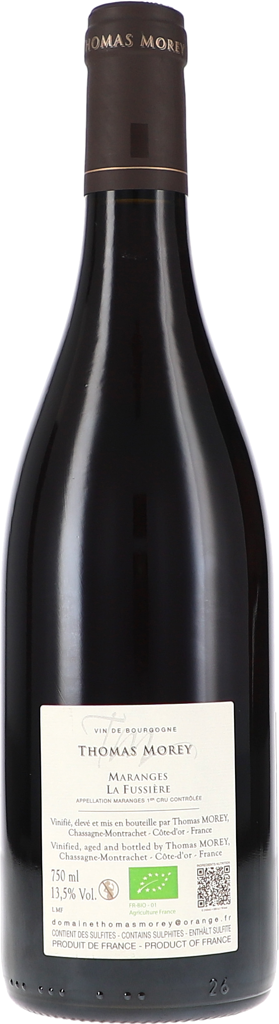Maranges 1er Cru rouge La Fussière AOC