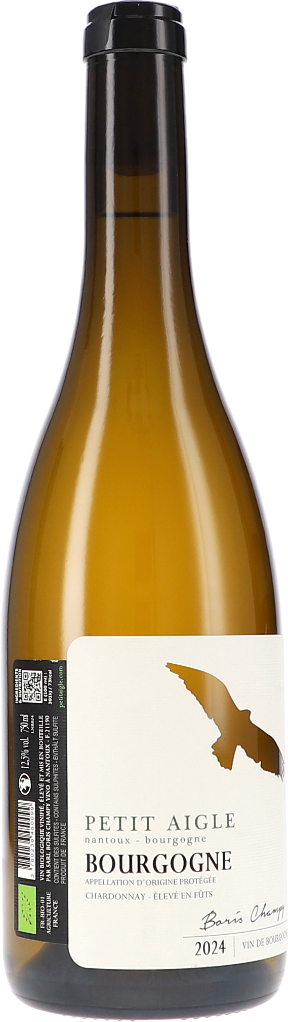 Petit Aigle, Bourgogne Chardonnay - Élevé en Fût AOP