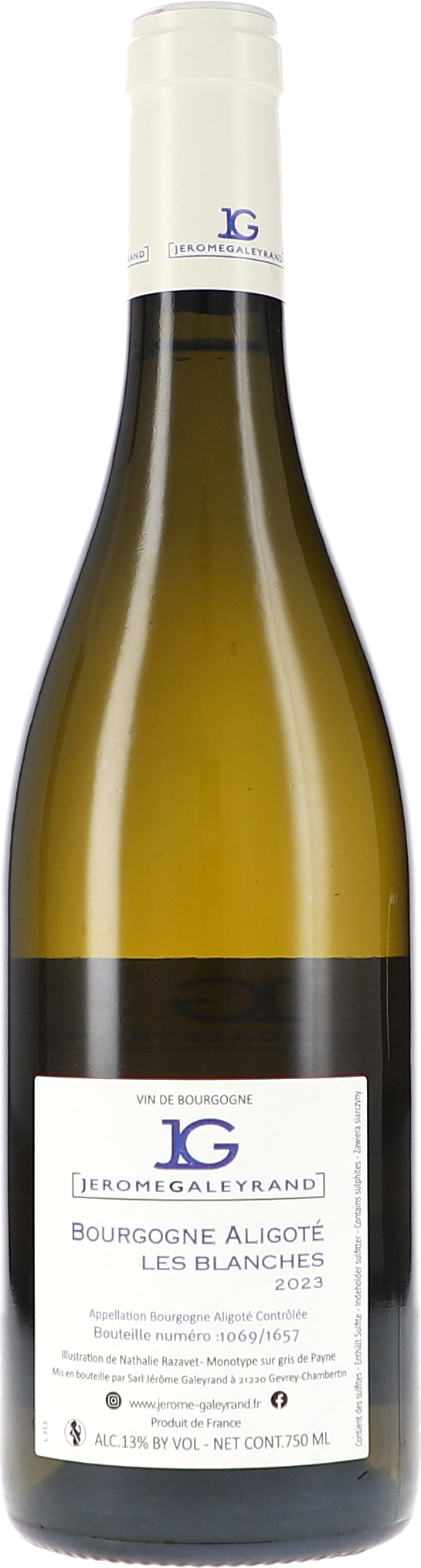 Bourgogne Aligoté "Les Blanches" AOC