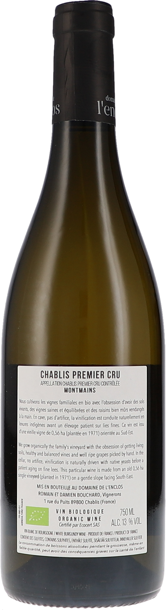 Chablis 1er Cru Montmains AOC