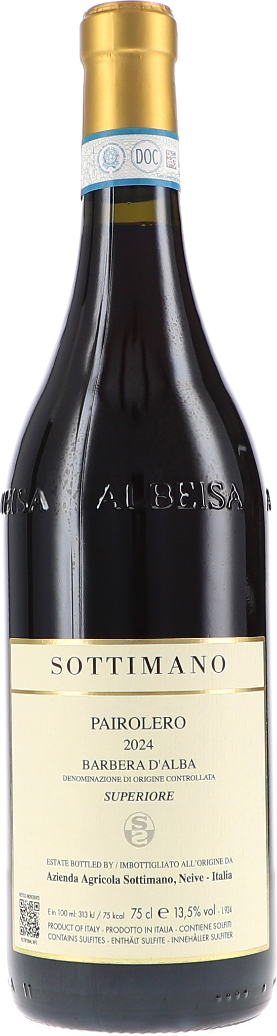 Pairolero, Barbera d'Alba DOC Superiore