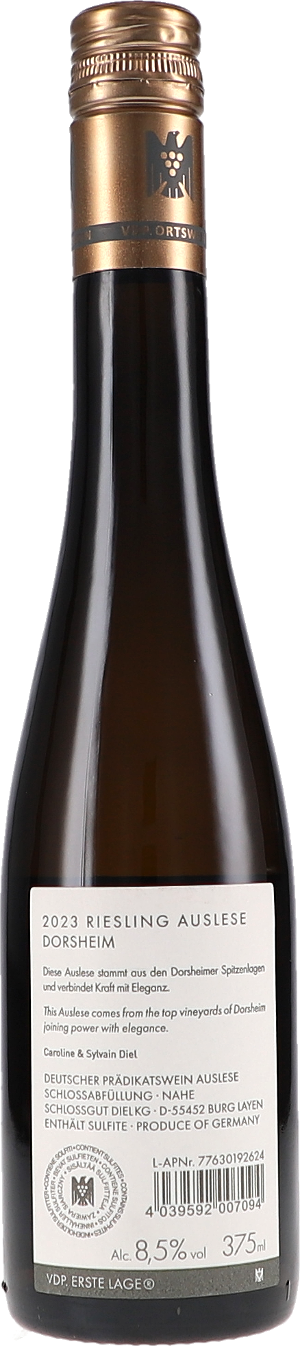 Dorsheim Riesling Auslese Erste Lage