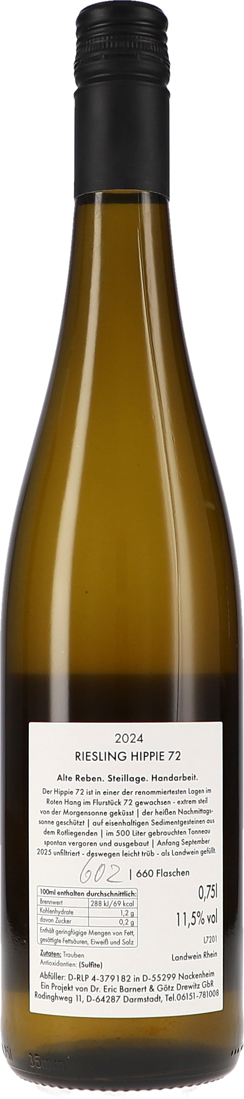 Riesling Hippie 72, Limited Edition