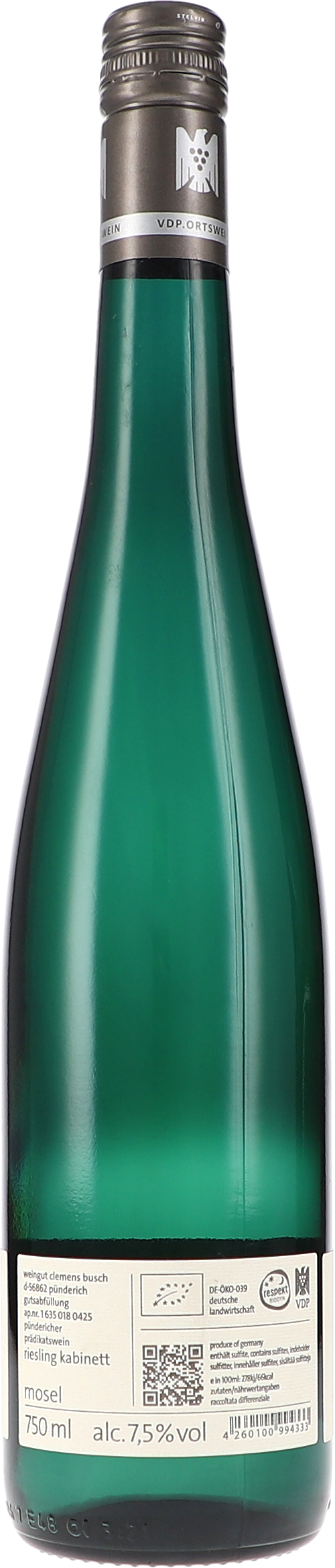 Riesling Pünderich Kabinett VDP Ortswein