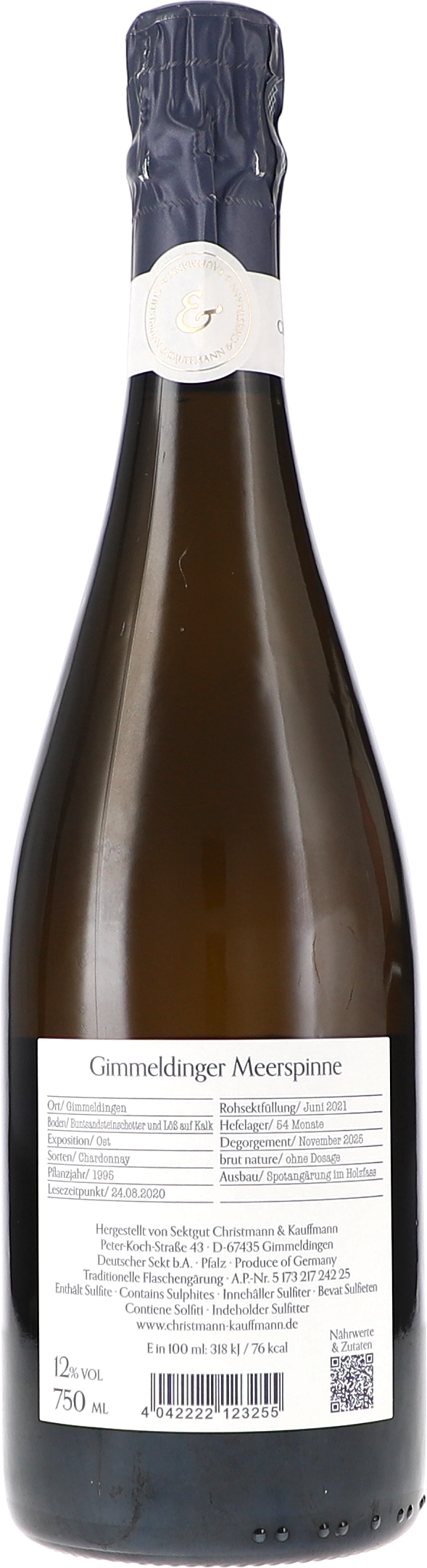 Gimmeldinger Meerspinne Sekt Brut Nature