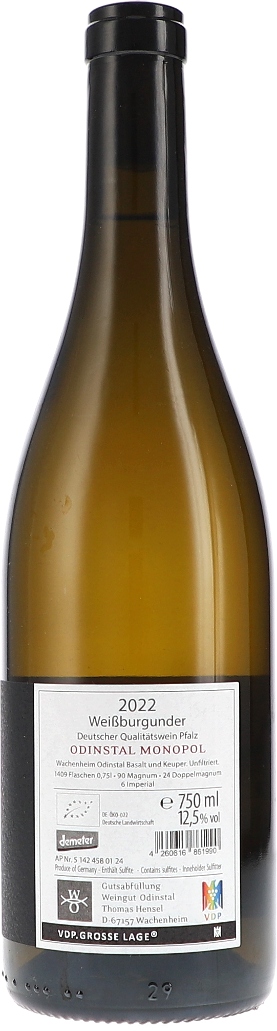 Weissburgunder GG, Monopol