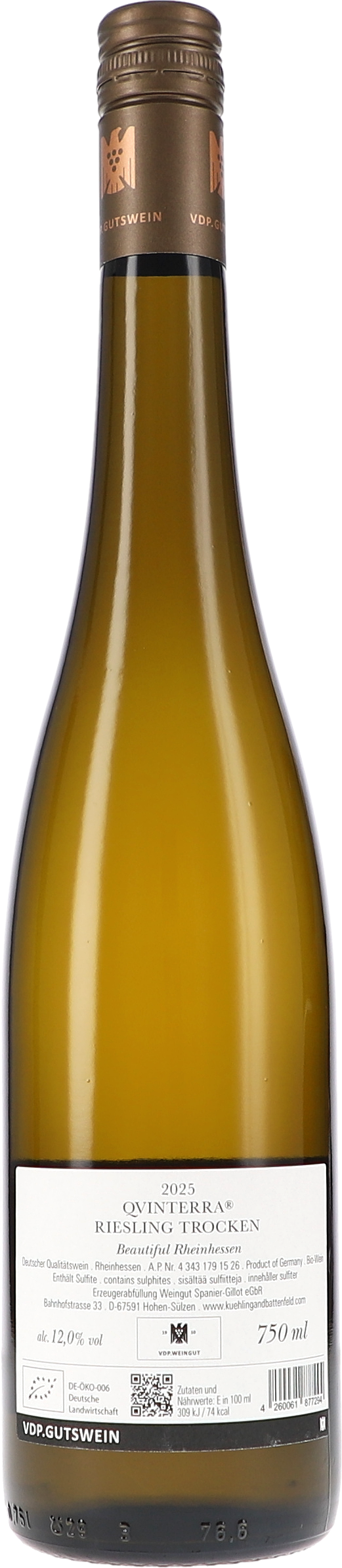 Qvinterra Riesling trocken