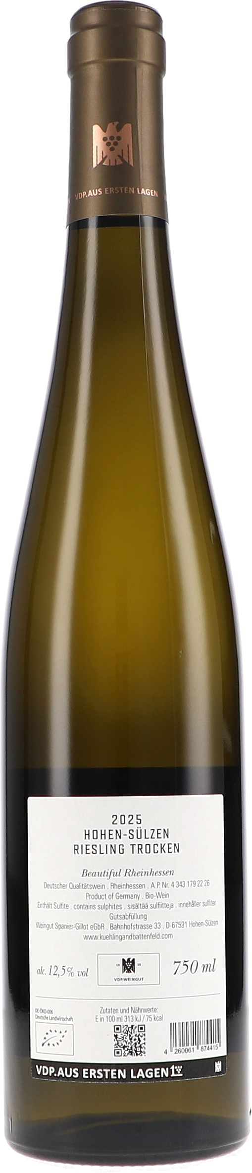Riesling Hohen-Sülzen VDP Erste Lage