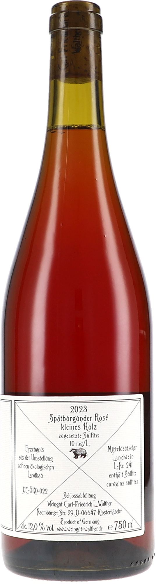 Spätburgunder Rosé kleines Holz