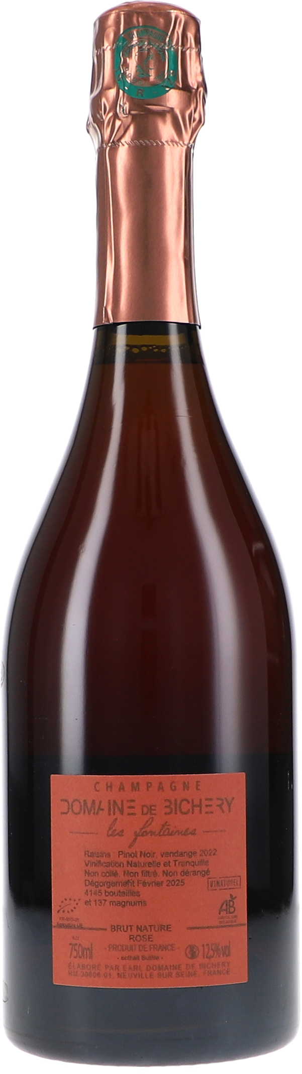 Les Fontaines, Rosé Brut Nature