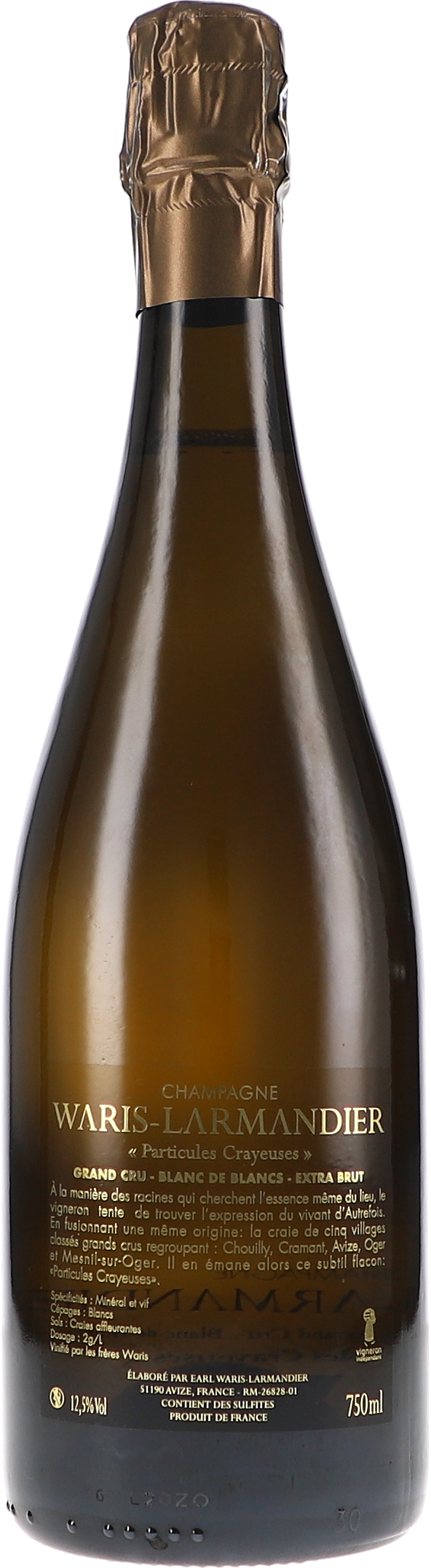 Particules Crayeuses L20 Extra Brut, Grand Cru Blanc de Blancs