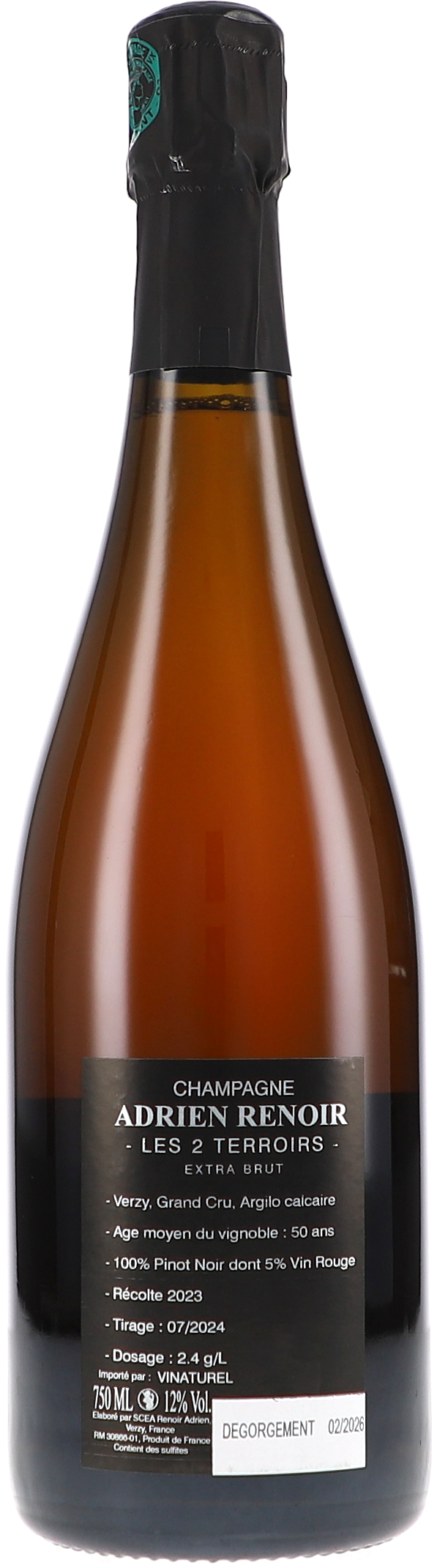 Les 2 Terroirs, Rosé Verzy Grand Cru Extra Brut