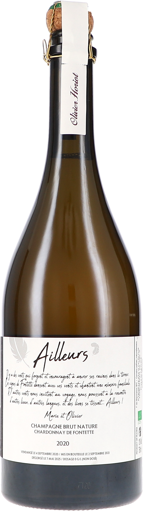 Cuvée "Ailleurs" Brut Nature