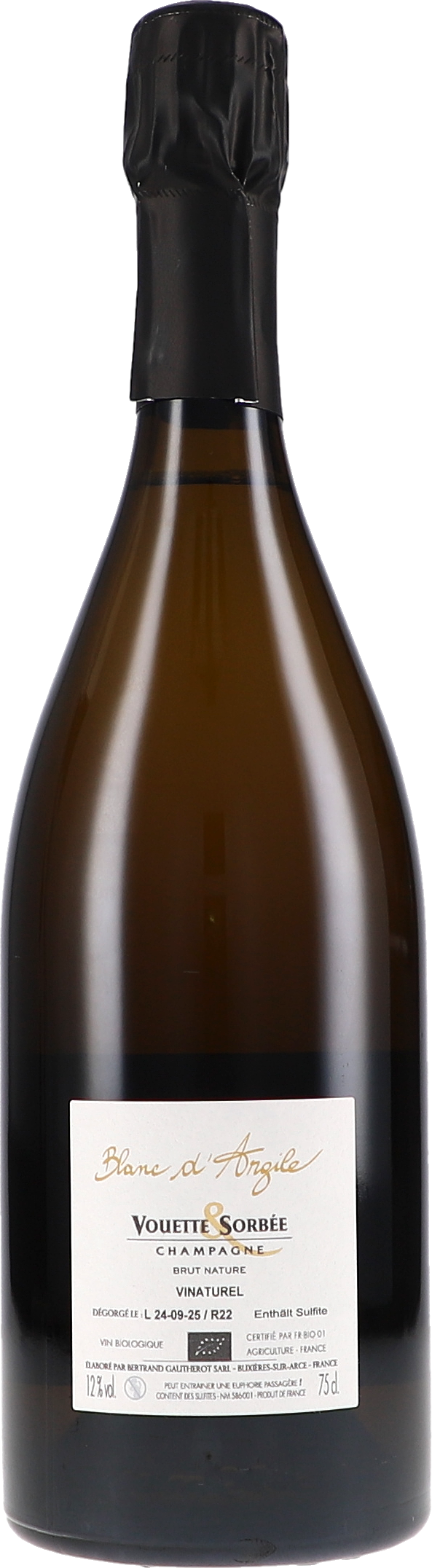 Blanc d'Argile Brut Nature R22
