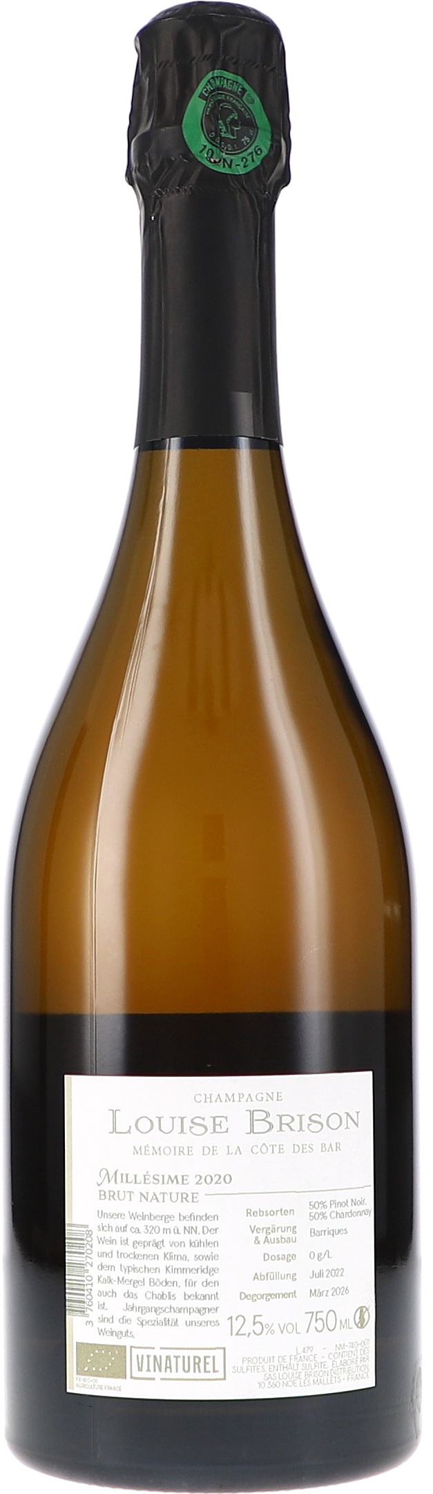 A l’Aube de la Côte des Bar, Brut Nature