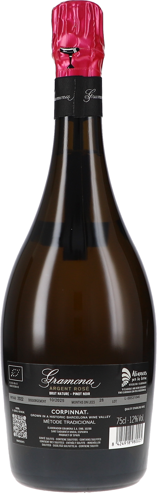 Argent Rosé, Brut Nature