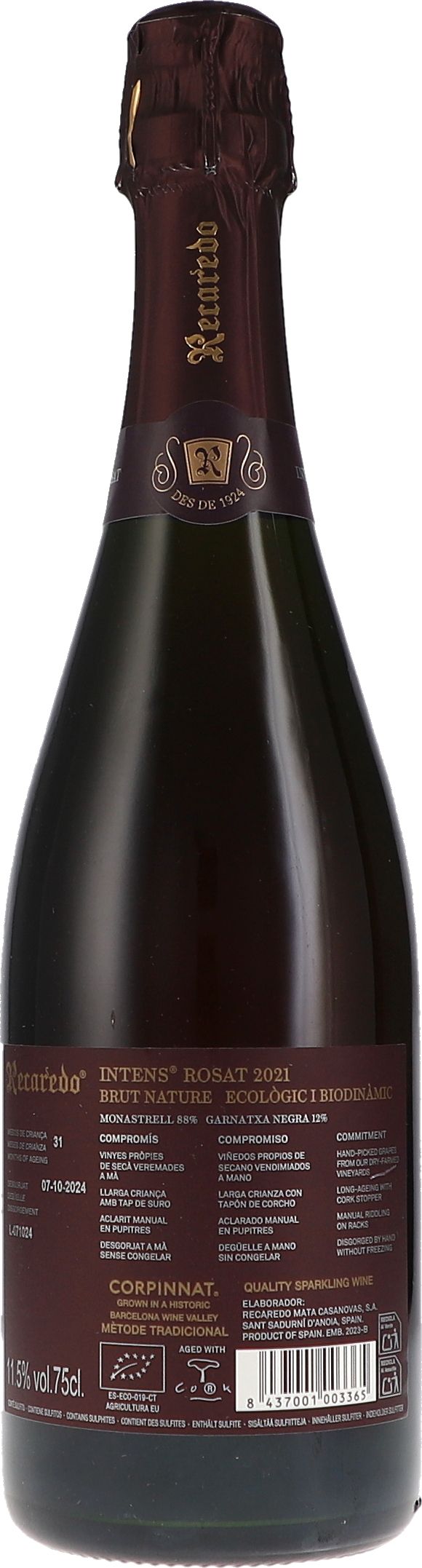 Intens Rosat, Brut Nature