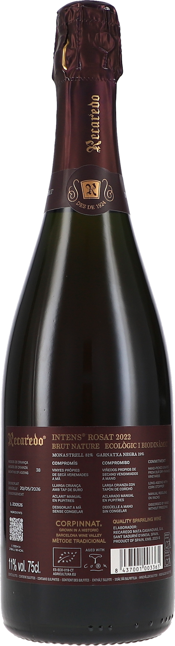 Intens Rosat, Brut Nature