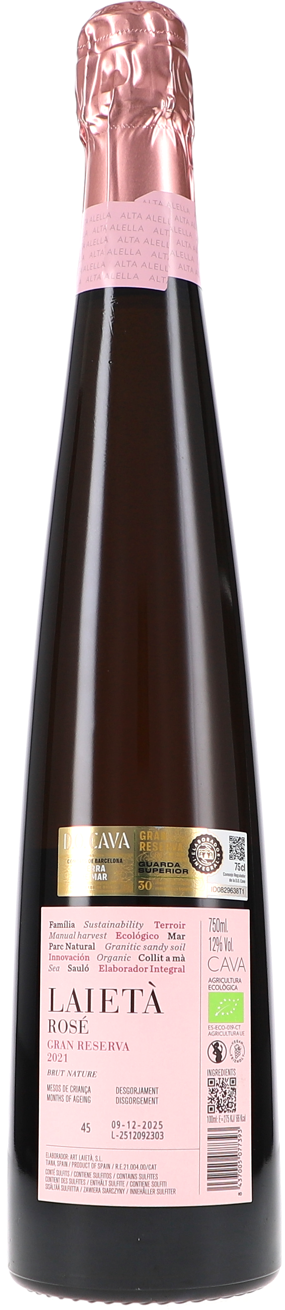 Laietà Rose Gran Reserva Brut Nature