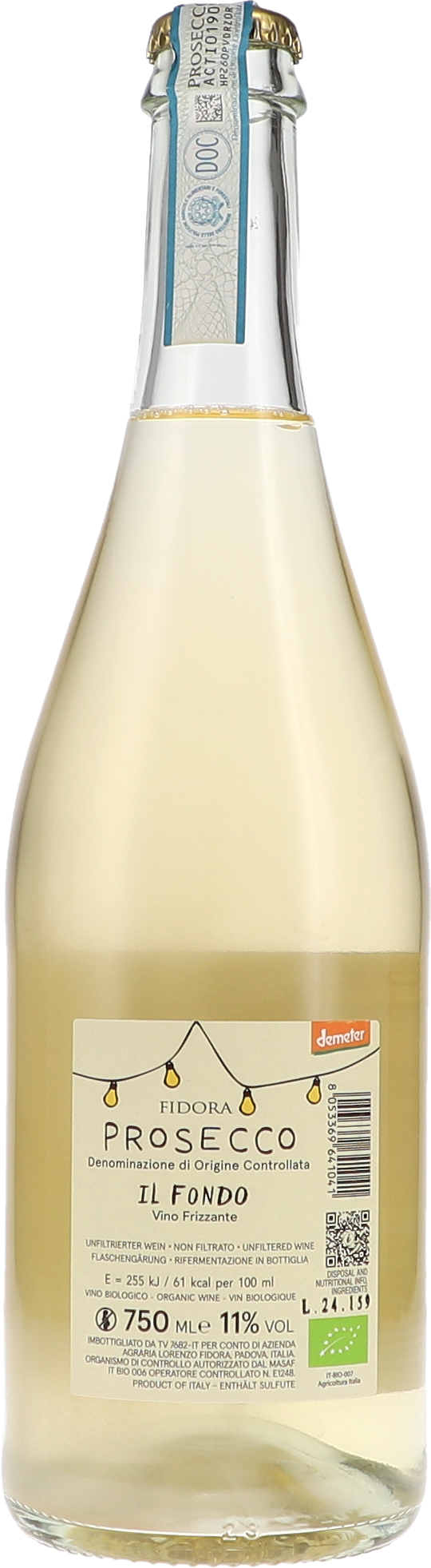 Civranetta Prosecco DOC Frizzante "il fondo" Design-Edition