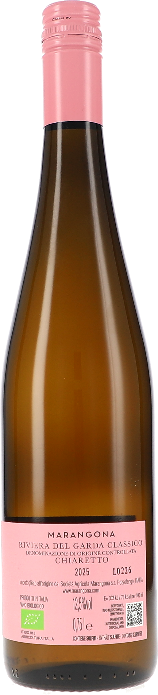 Wein, Rosé, Charmat, Chiarretto, Riviera del Garda