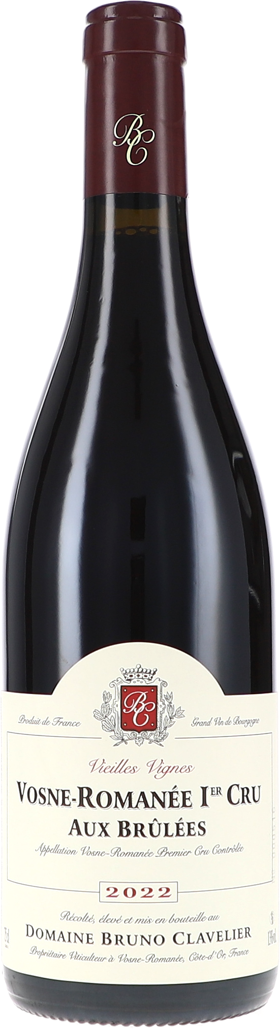 Wein, Rotwein, Flasche, Etikett, Bruno Clavier