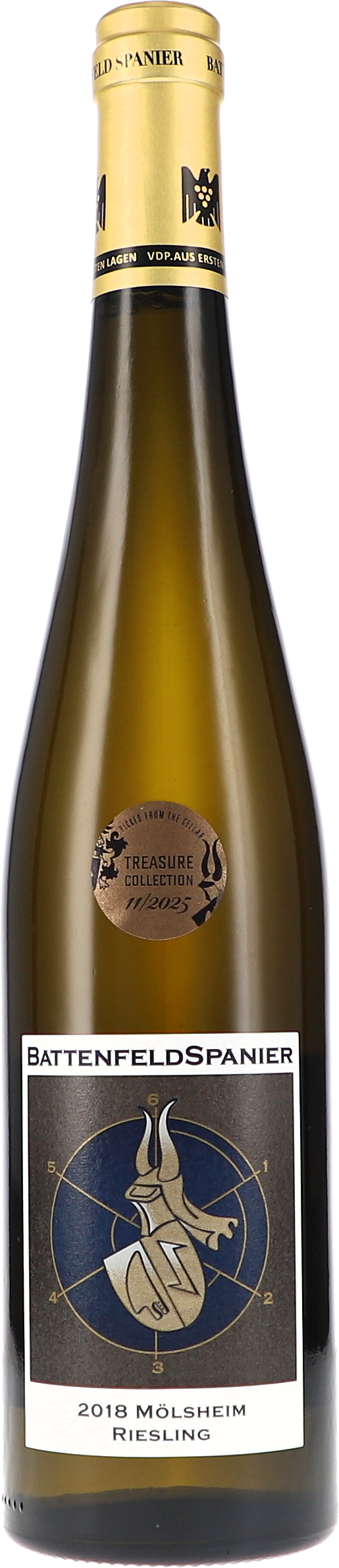 Riesling Mölsheim "Treasure Collection" VDP Erste Lage Alkohol, Bier, Getränk, Flasche