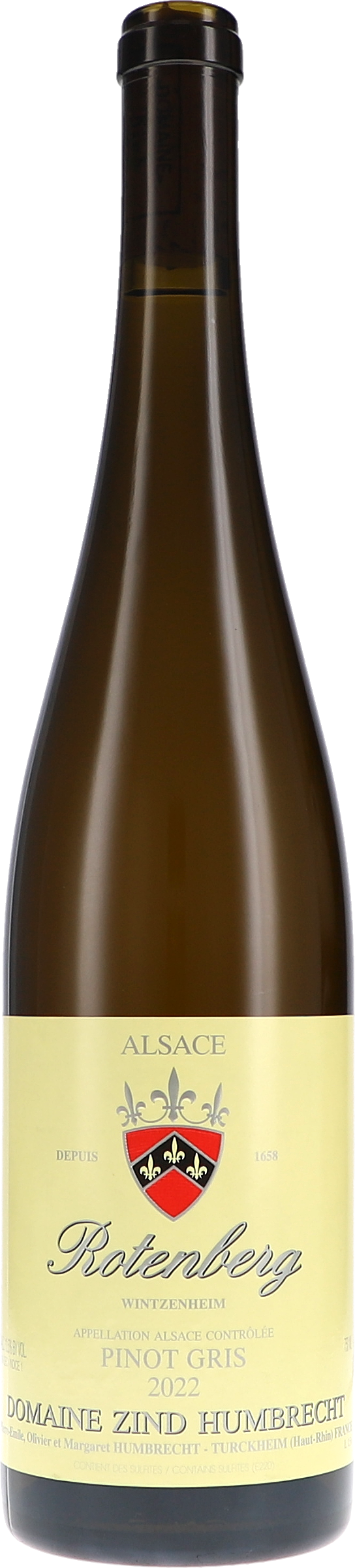 Wein, Weißwein, Pinot Gris, Elsass, Flasche