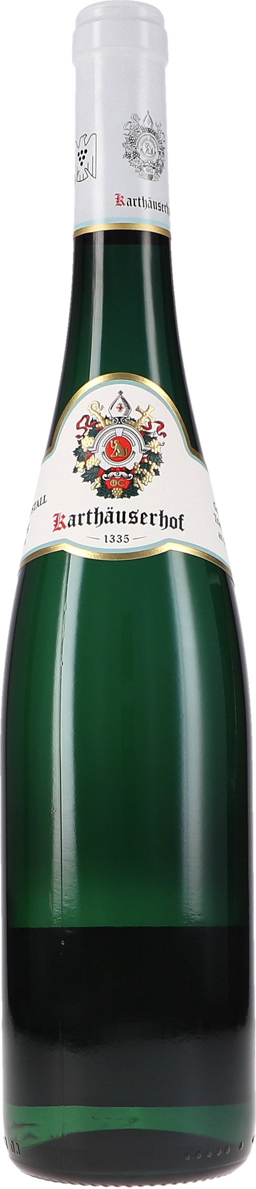 Sektflasche, Champagnerflasche, grün, Korkverschluss, Etikett