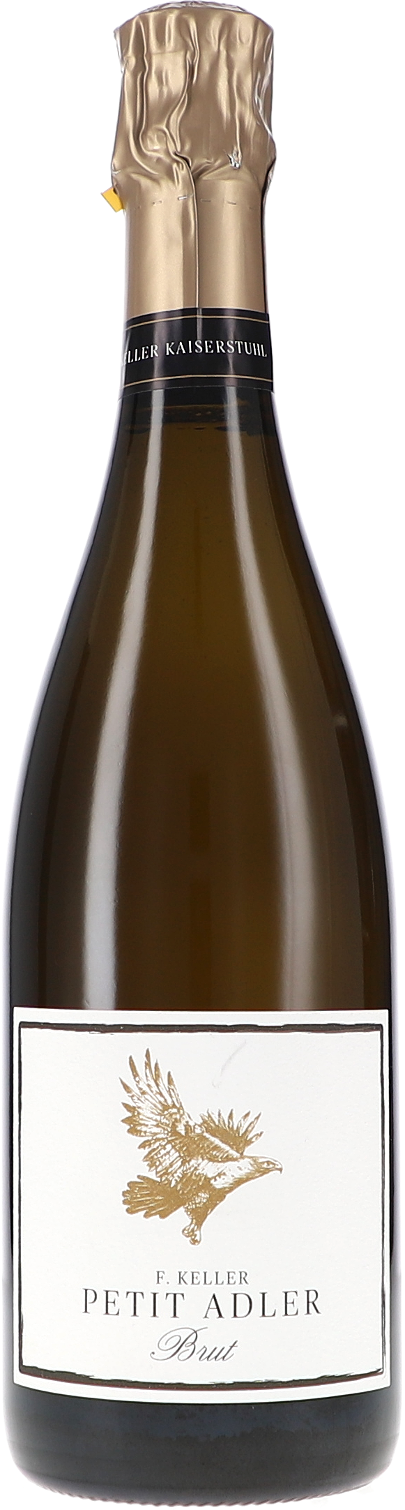 Petit Adler Sekt Brut Sekt, Brut, Champagner, Flasche, Etikett