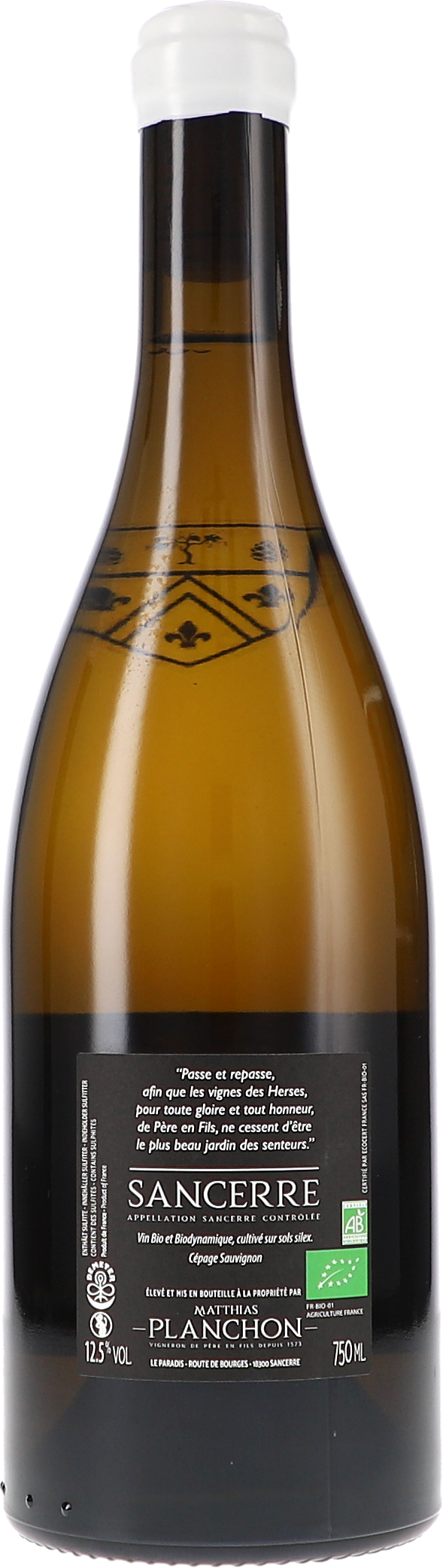 Weißwein, Sancerre, Flasche 750ml, Bio, Weißwein Sancerre