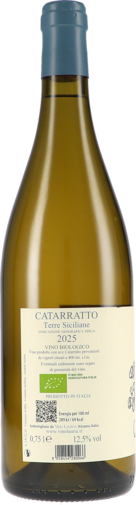Weißwein, Körpergröße 0,75L, Flasche, Bio, Etikettensprache Italienisch