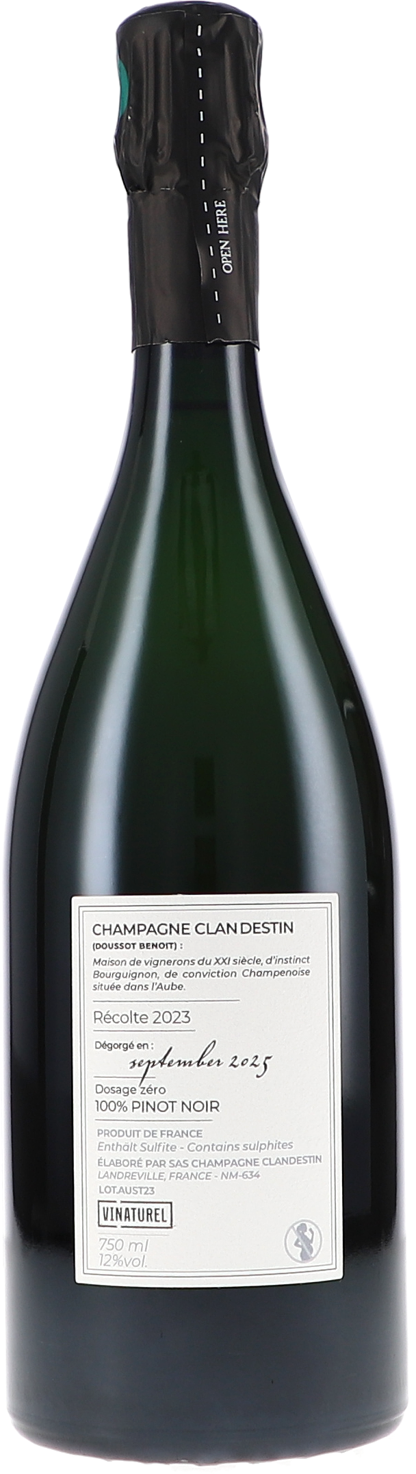 champagne, Sekt, Pinot Noir, Flasche, 750 ml
