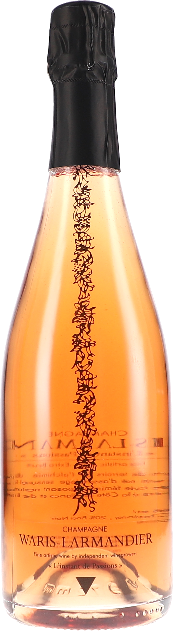 L'Instant de Passions, Rosé Extra Brut champagne, Sekt, Schaumwein, Flasche, Korken/Stopfen