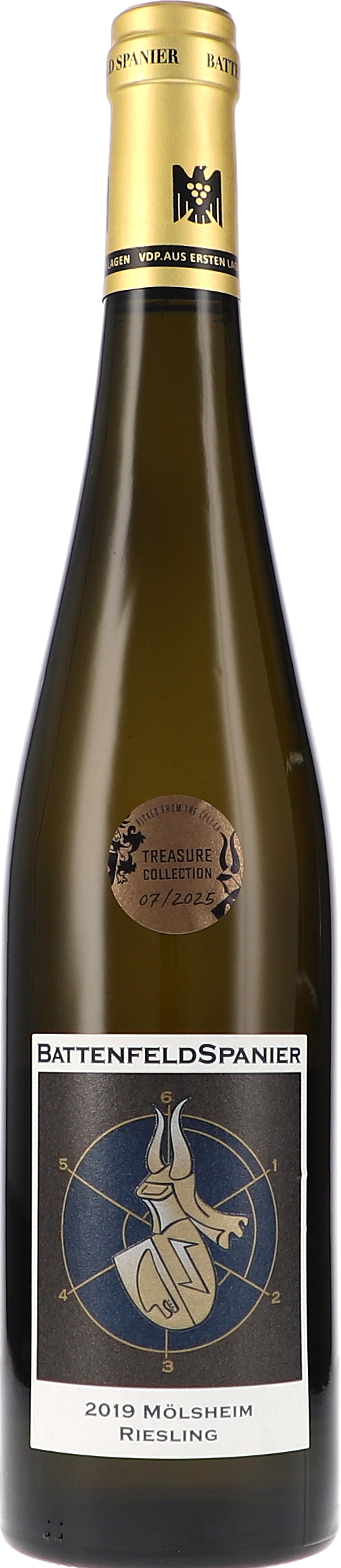 Riesling Mölsheim "Treasure Collection" VDP Erste Lage Alkohol, Bier, Getränk, Flasche