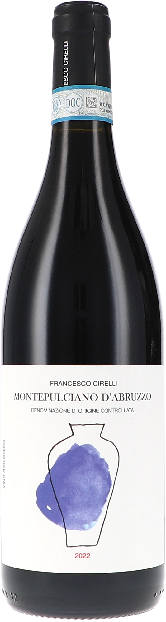 Montepulciano d'Abruzzo DOC Amphora Alkohol, Getränk, Roter Wein, Flasche, Bier