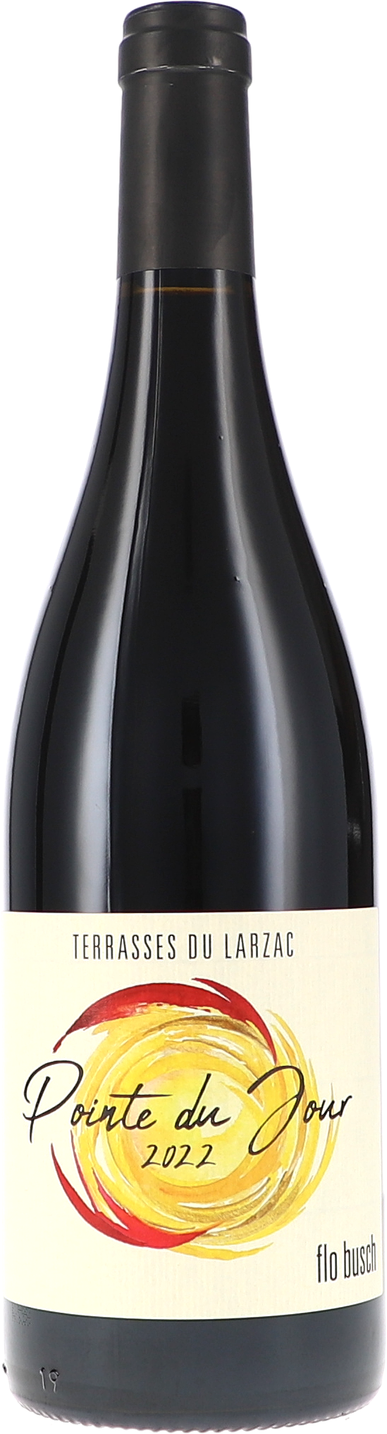 Rotwein, Weinflasche, Terrasses du Larzac, Jahrgang 2022, Glasflasche