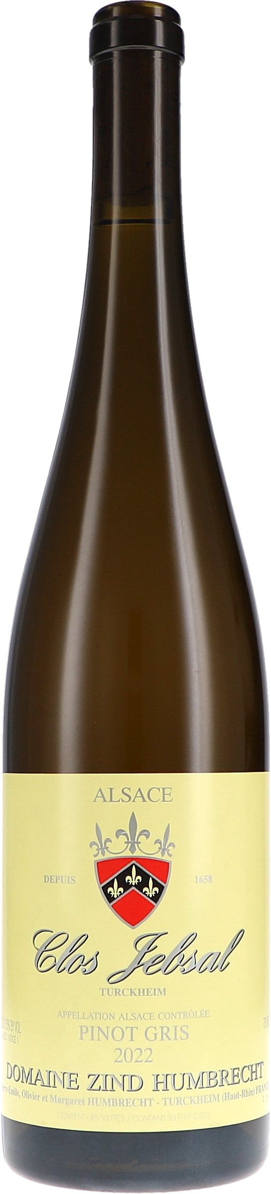Weißwein, Pinot Gris, Domaine Zind Humbrecht, Elsass, Flasche 2022
