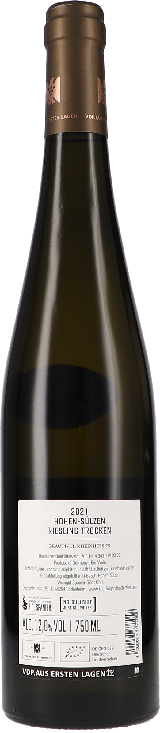 Weißwein, Riesling, 750 ml, Flasche, Trocken