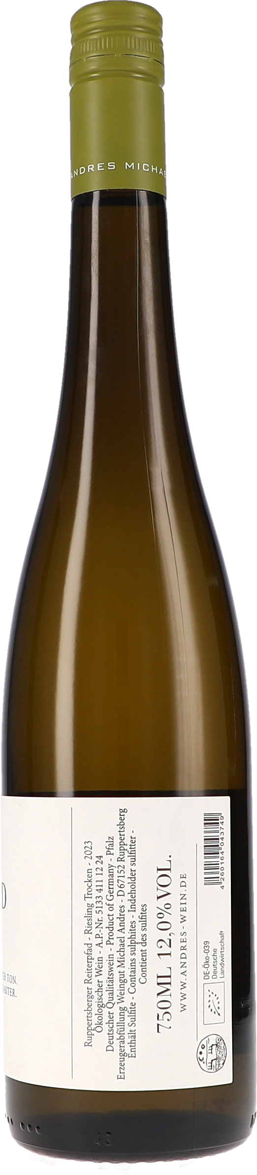 Weißwein, Weinflasche, 750ml, Langhalsflasche, Korken