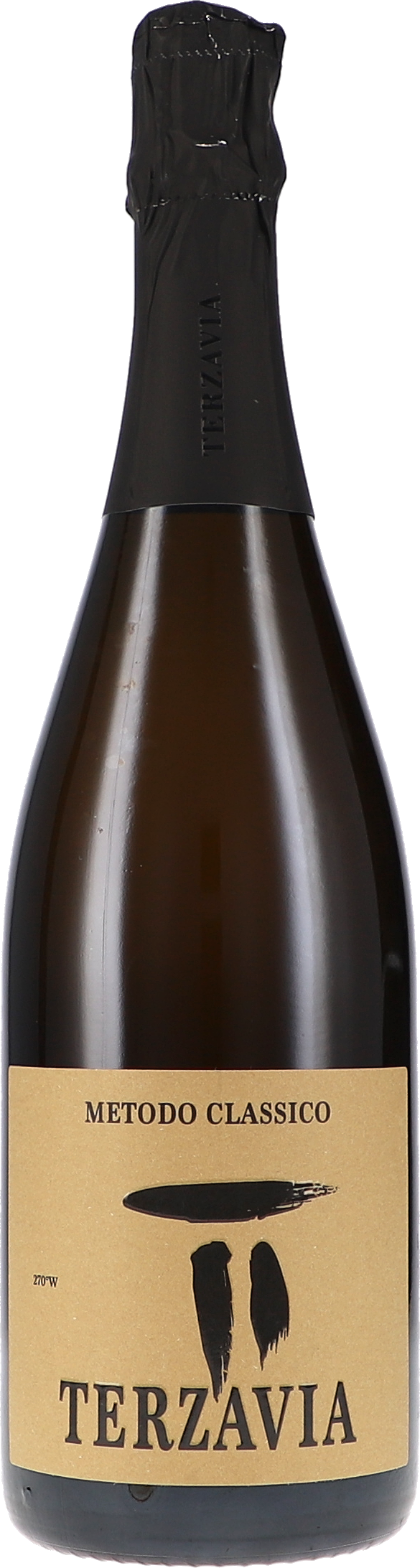 Sekt, Flasche, Terzavia, Metodo Classico, Schwarz